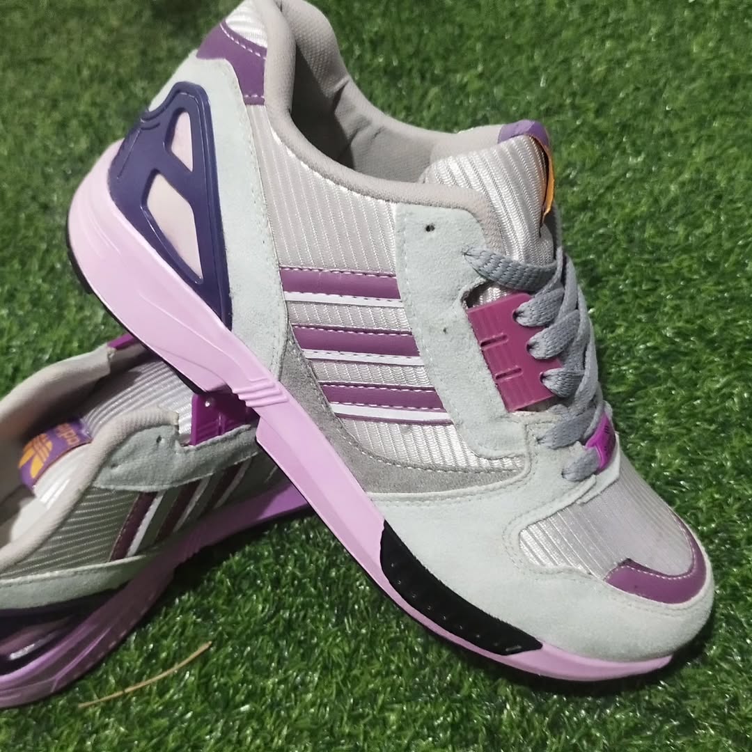 کتونی زد ایکس رنگ بنفش خاکستری کیفیت عالی از طریق